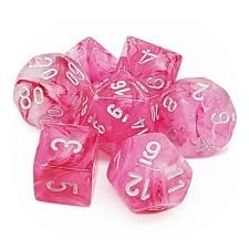 Chessex - Pink - Ghostly glow - CHX 27524